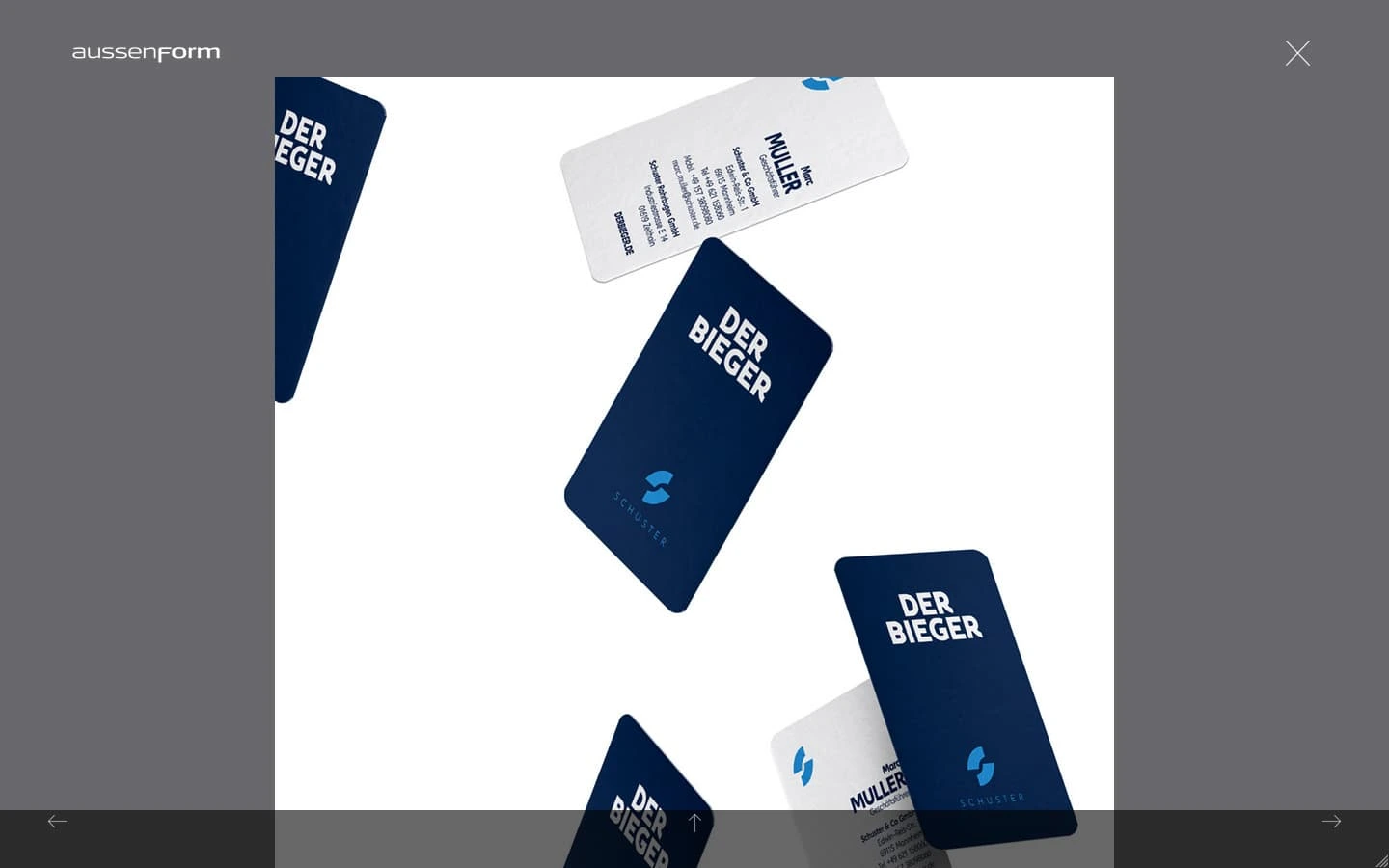 Aussenform Website Screenshot