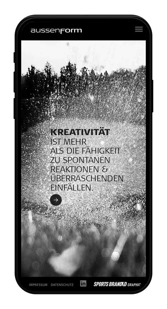 Aussenform Website Screenshot