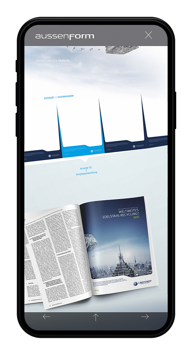 Aussenform Website Screenshot