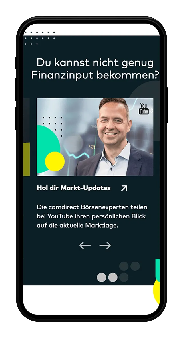 comdirect Website Screenshot