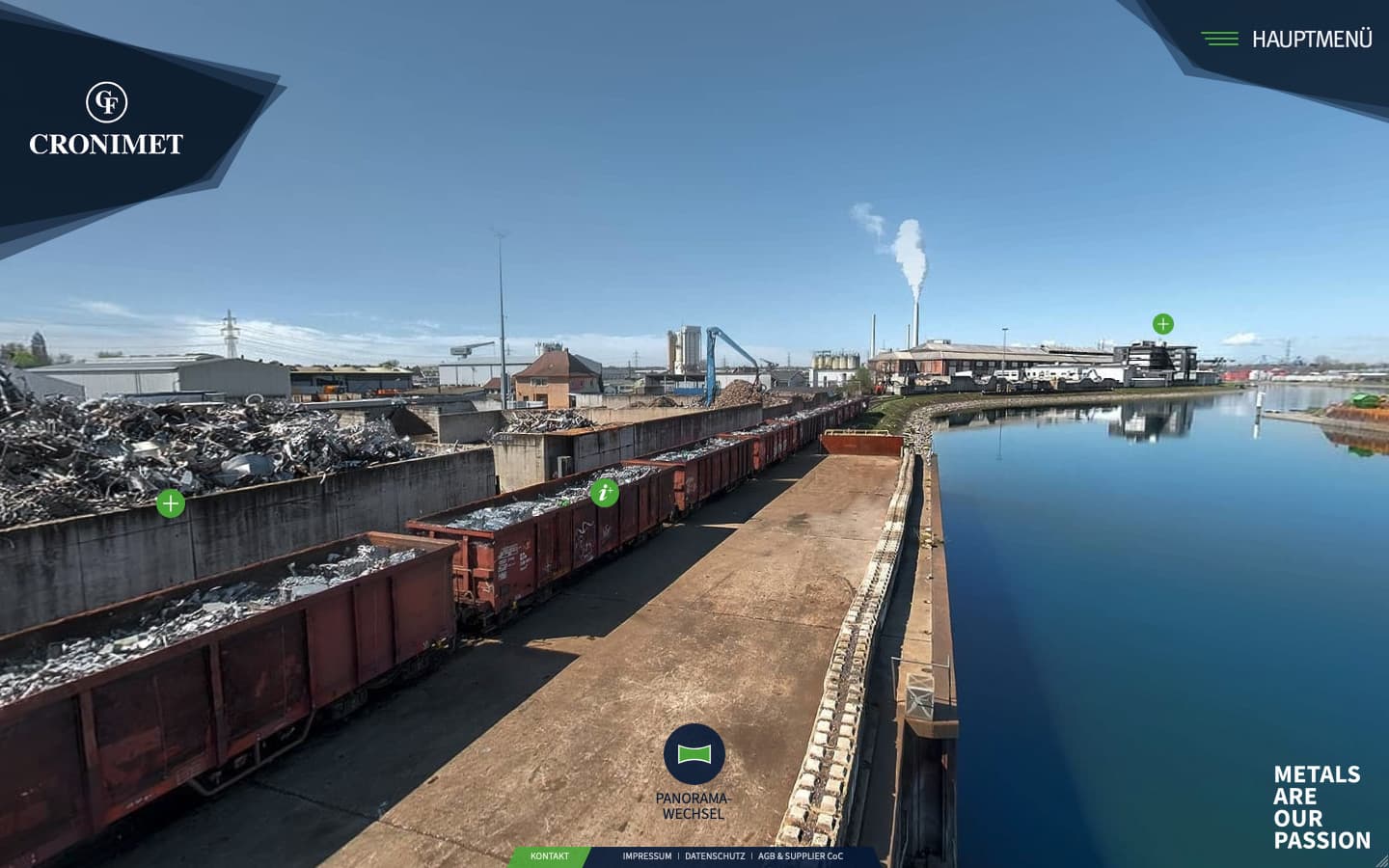 CRONIMET Website Screenshot