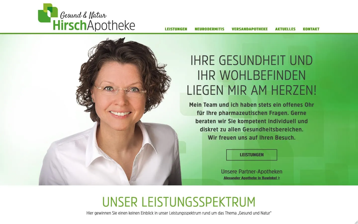 Kohne Therapie Website Screenshot