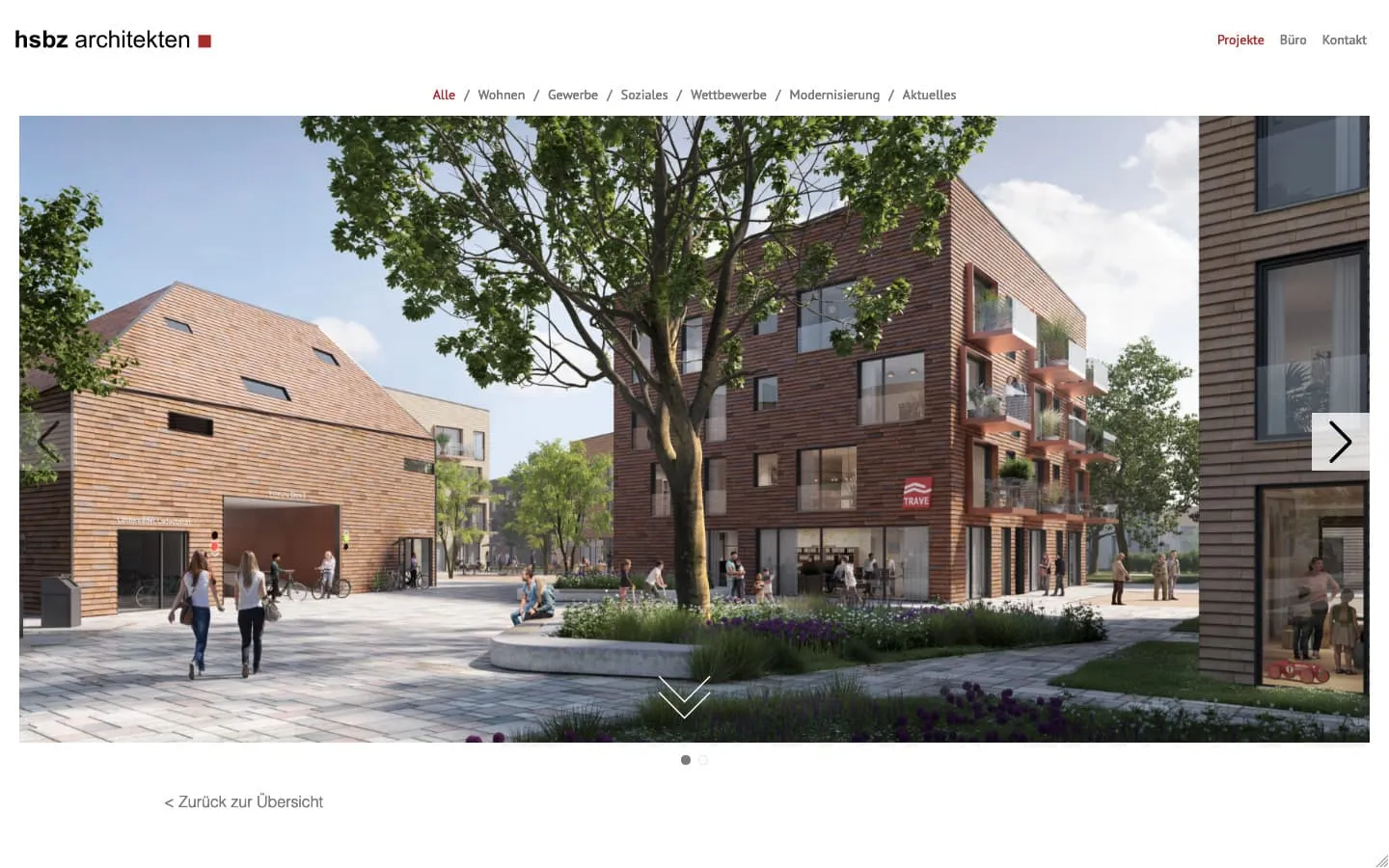 HSZB Website Screenshot