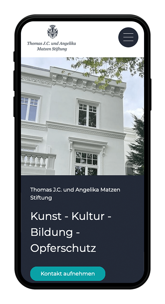 Matzen Foundation Website Screenshot