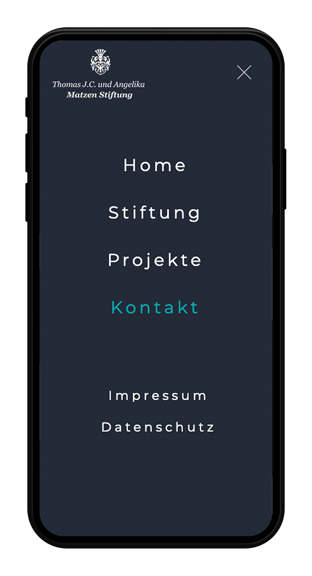 Matzen Foundation Website Screenshot