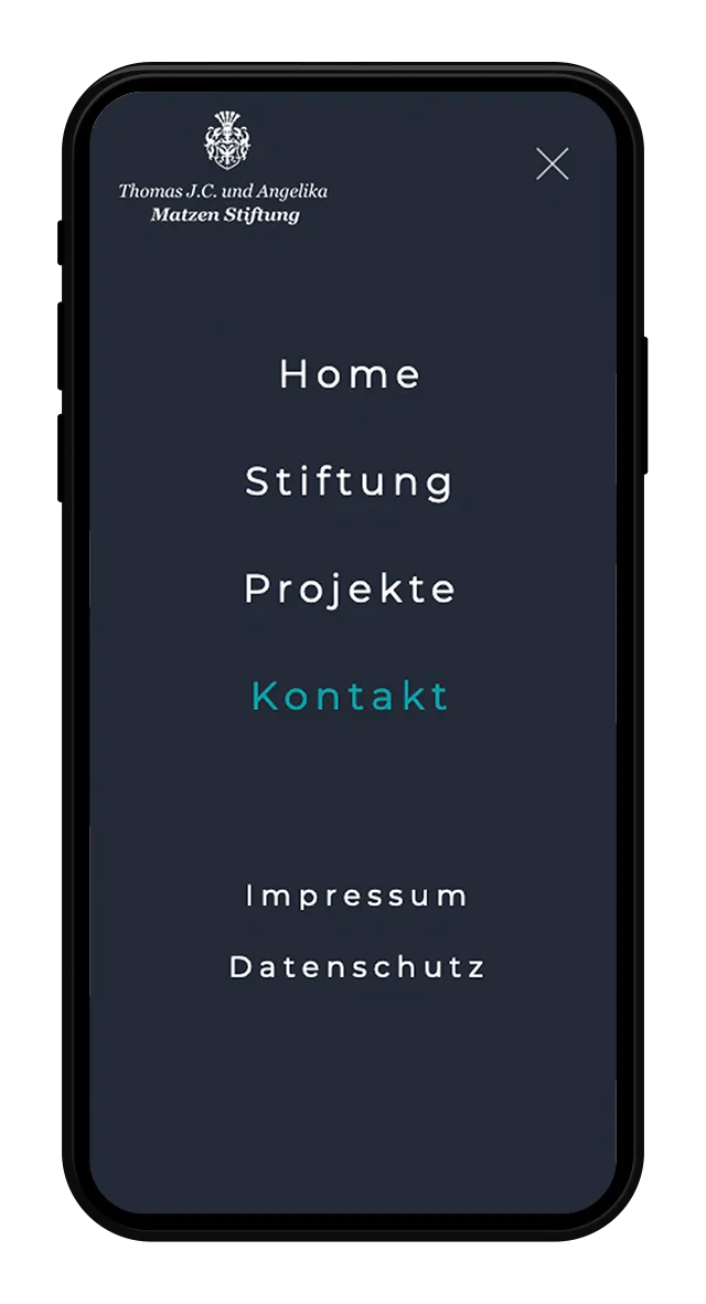 Matzen Foundation Website Screenshot