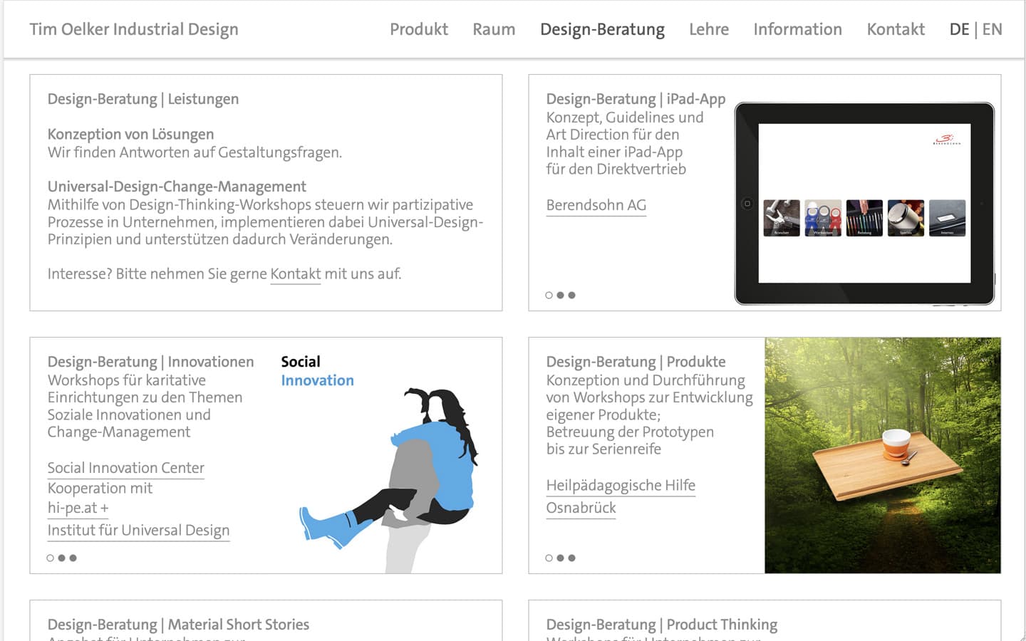 Tim Oelker Website Screenshot