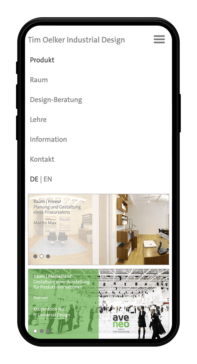 Tim Oelker Website Screenshot
