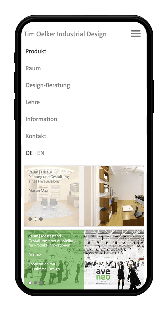 Tim Oelker Website Screenshot