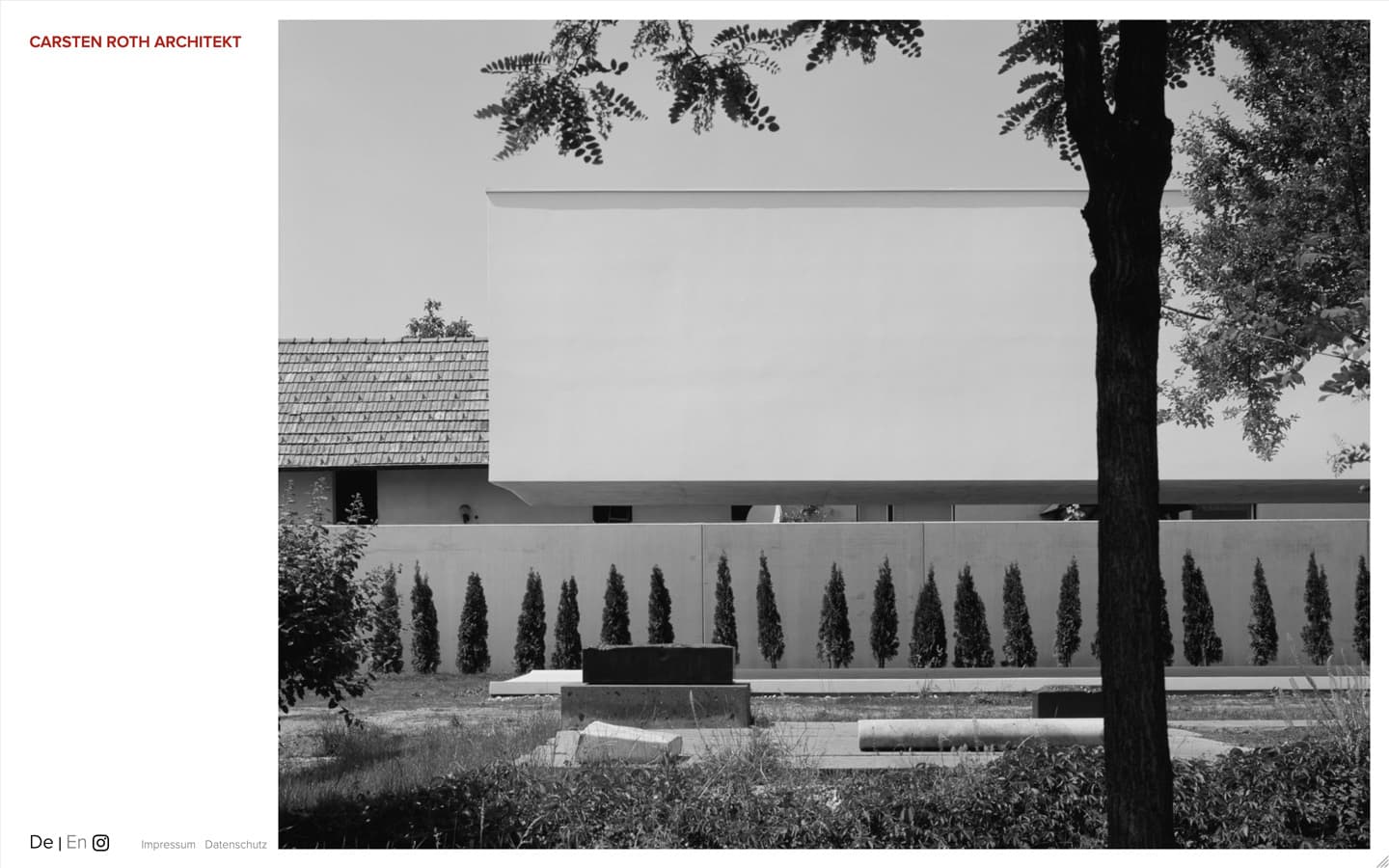 Carsten Roth Website – Startseite und Design-Übersicht