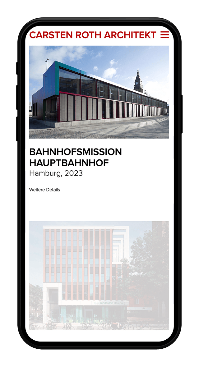 Carsten Roth Website Screenshot